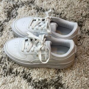 Puma White and Gray Sneakers